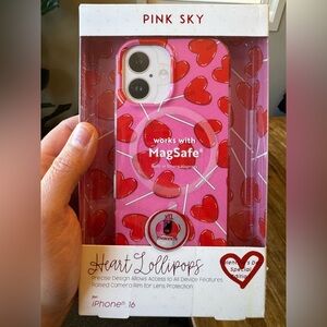 NEW - Valentine’s Special Edition Heart Lollipops iPhone 16 Case MagSafe